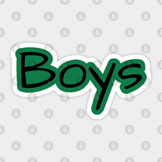 Boys Sticker by Artistic Design